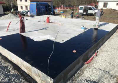 zhotovení základové desky „Žežice“ březen 2021