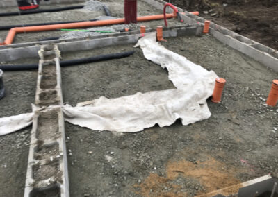 zhotovení základové desky „Žežice“ březen 2021