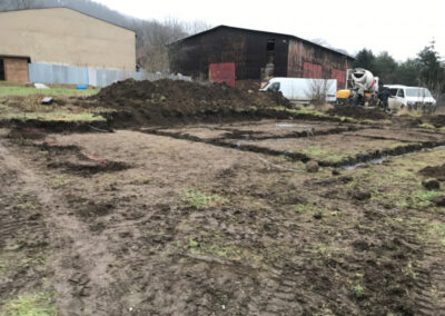 zhotovení základové desky „Žežice“ březen 2021