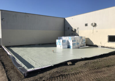 zhotovení základové desky PEPCO Most - duben 2020