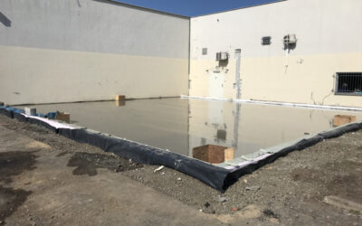 zhotovení základové desky PEPCO Most – duben 2020