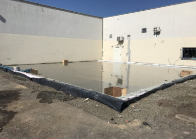 zhotovení základové desky PEPCO Most - duben 2020