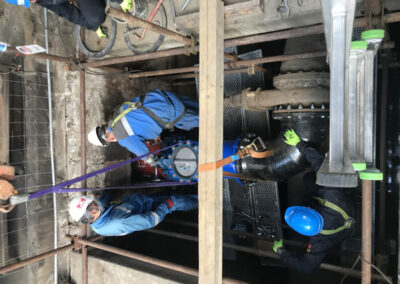 montážnické práce "Zarážka" Chemopetrol únor-březen 2020