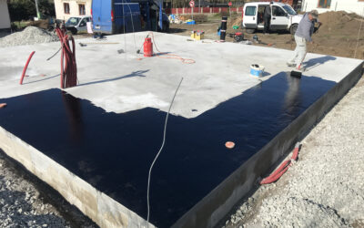 zhotovení základové desky „Žežice“ březen 2021