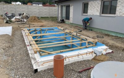 RD Přestanov – Realizace bazénu