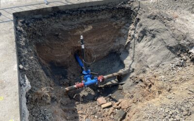 Vodovodní přípojky Žalany pro 4 rodinné domy