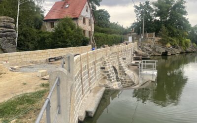 Holany – revitalizace výpusti a hráze